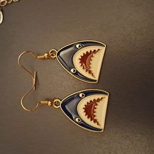 Shark earrings